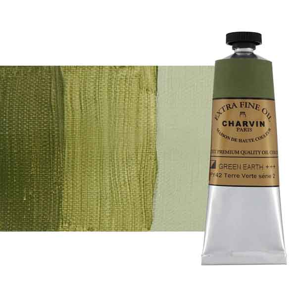 Charvin Extra Fine Artist OIl Paints Green Earth