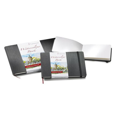 Watercolour sketch book contains natural white, acid free watercolour paper with a fine grained surface