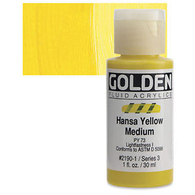 Golden Fluid Acrylics Hansa Yellow Medium