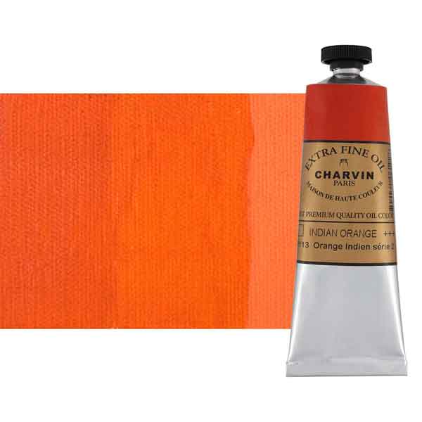 Charvin Extra Fine Artist OIl Paints Indian Orange