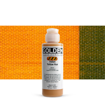 Golden Fluid Acrylics Indian Yellow hue