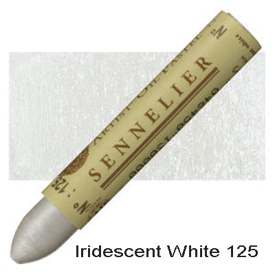 Sennelier Oil Pastels Iridescent White 125
