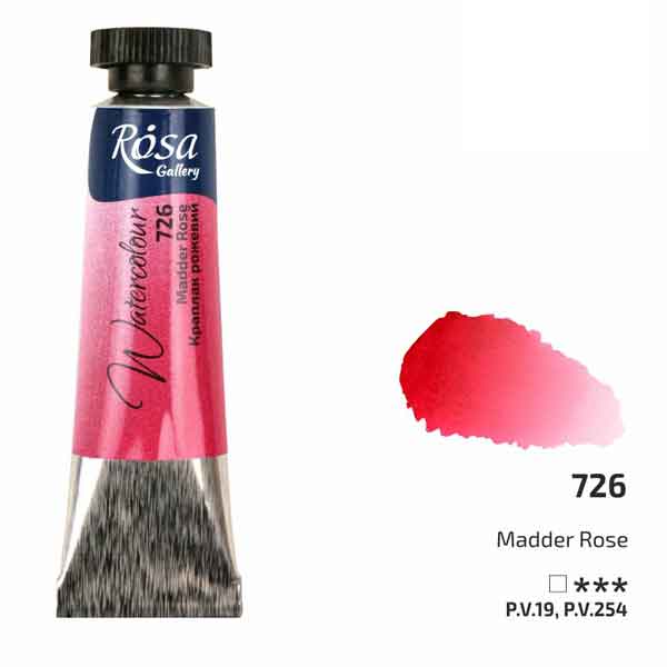 Rosa Gallery Fine Watercolours 10ml Madder Rose 726