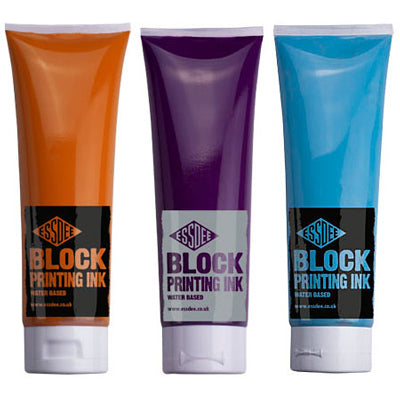 Quality water based block printing inks to give smooth flow resulting in excellent coverage and printing properties