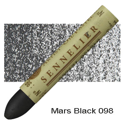 Sennelier Oil Pastels Mars Black 098