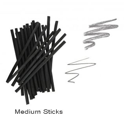 Coates produce superior charcoal, black in colour and smooth in texture - Medium Sticks