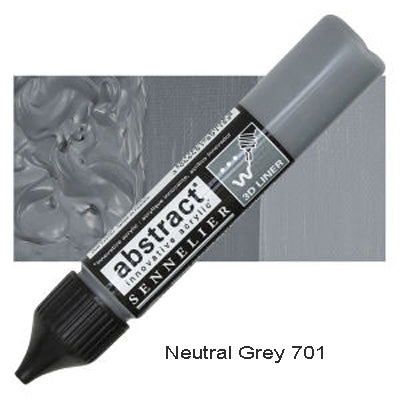 Sennelier 3D Abstract Acrylic Liner Neural Grey 701