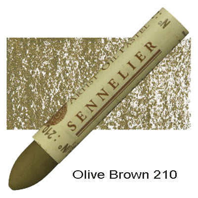 Sennelier Oil Pastels Olive Brown 210