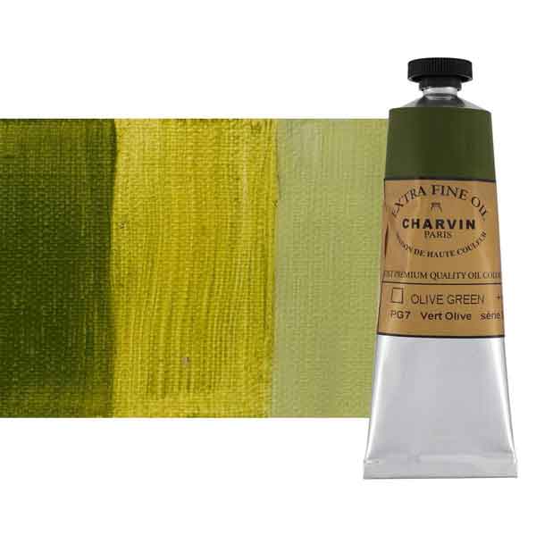 Charvin Extra Fine Artist OIl Paints Olive Green