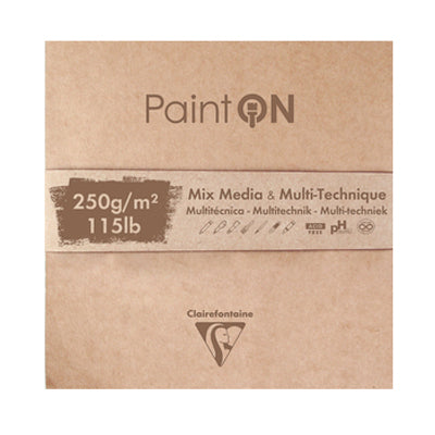 Paint On is a multi technique pad for mixed media painting and sketching.
