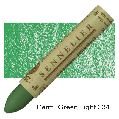 Sennelier Oil Pastels Permanent Green Light 234