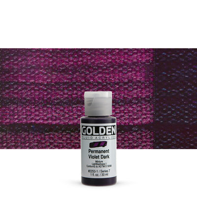 Golden Fluid Acrylics Permanent Violet Dark