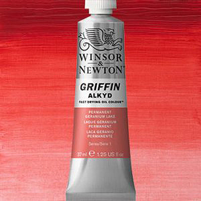 Winsor & Newton Griffin Alkyd Oil Paint Permanent Geranium Lake