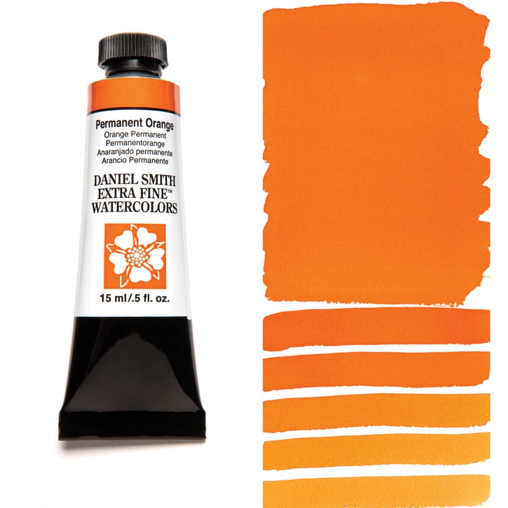 Daniel Smith Watercolours 15ml Permanent Orange