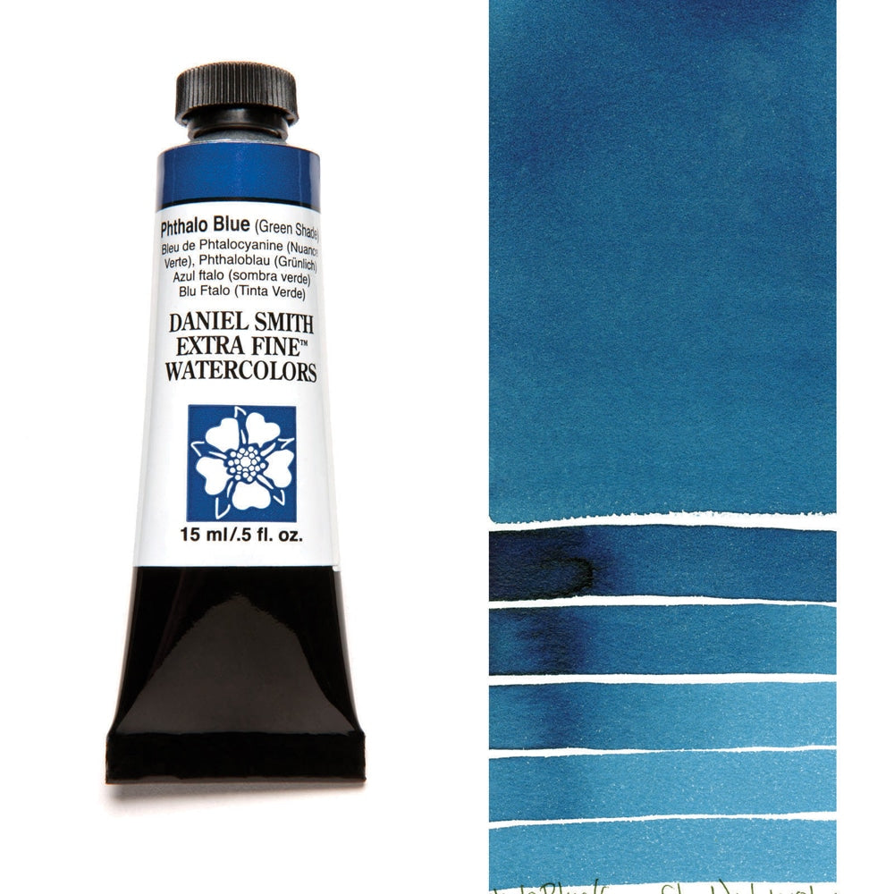 Daniel Smith 15ml Watercolours Phthalo Blue (Green Shade)