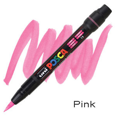 Posca Paint Marker Brush PCF-350 Pink