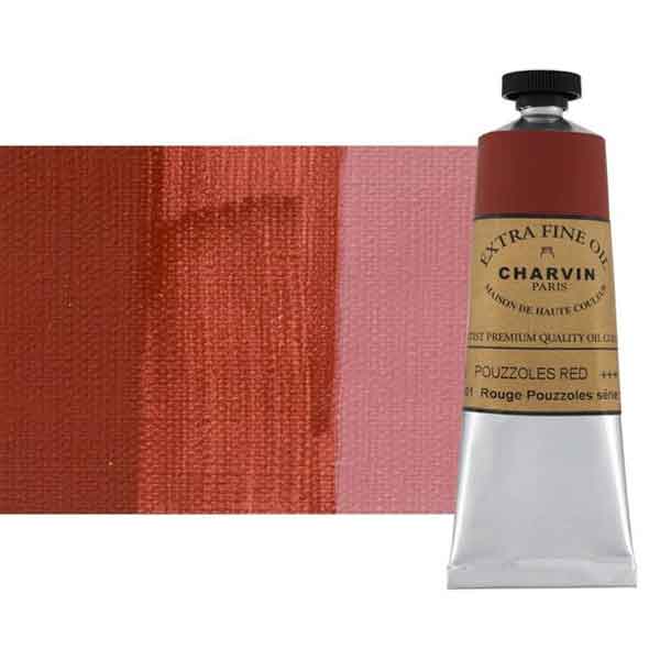 Charvin Extra Fine Artist OIl Paints Pouzzoles Red