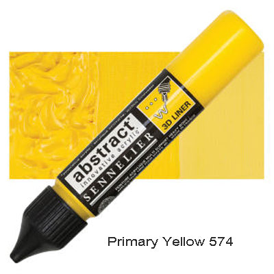 Sennelier 3D Abstract Acrylic Liner Primary Yellow 574