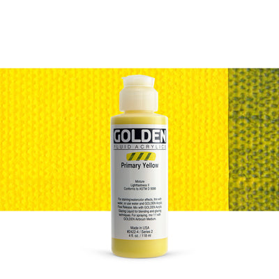 Golden Fluid Acrylics Primary Yellow