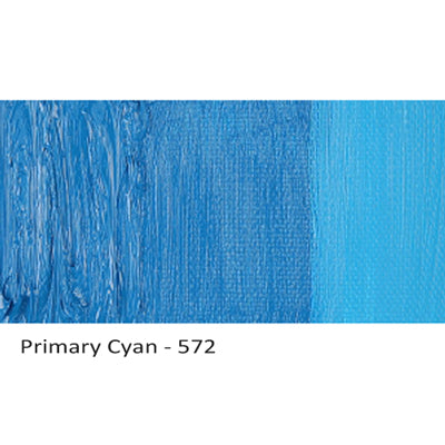 Cobra Water-mixable Oil Paint Primary Cyan 572