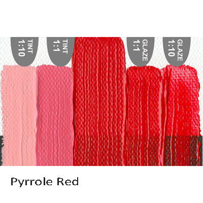 Golden OPEN Acrylics Pyrrole Red