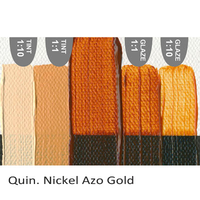 Golden OPEN Acrylics Quinacridone Nickel Azo Gold
