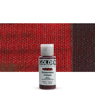 Golden Fluid Acrylic paint Quinacridone Crimson