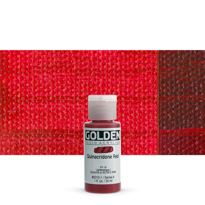 Golden Fluid Acrylics Quinacridone Red