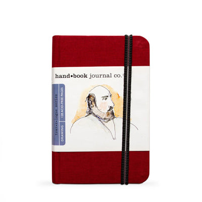 Artist Sketchbook Journal Red