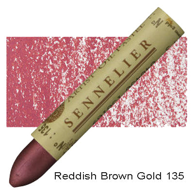 Sennelier Oil Pastels Reddish Brown Gold 135