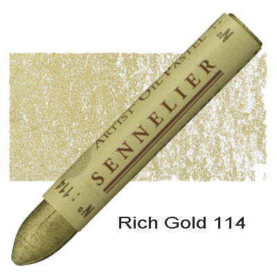 Sennelier Oil Pastels Rich Gold 114