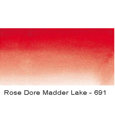 Sennelier L'Aquarelle Artist Watercolour paint Half Pan Rose Dore Madder Lake 691