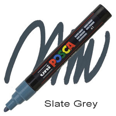 Posca Paint Marker PC-5M Slate Grey