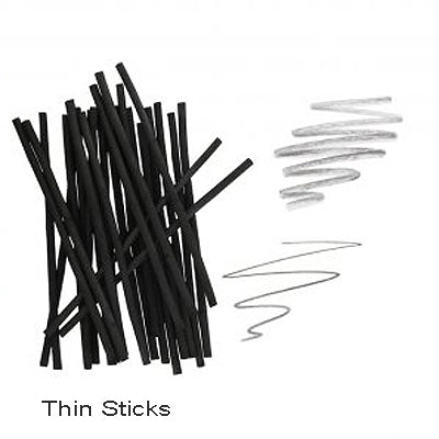 Coates produce superior charcoal, black in colour and smooth in texture - Thin Sticks