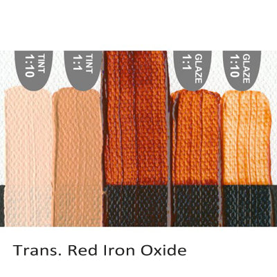 Golden Heavy Body Acrylic paint Trans. Red Iron Oxide