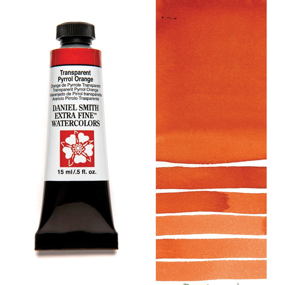Daniel Smith Watercolours 15ml Transparent Pyrrol Orange