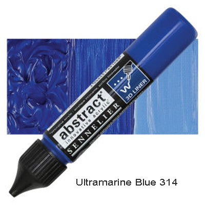 Sennelier 3D Abstract Acrylic Liner Ultramarine Blue 314