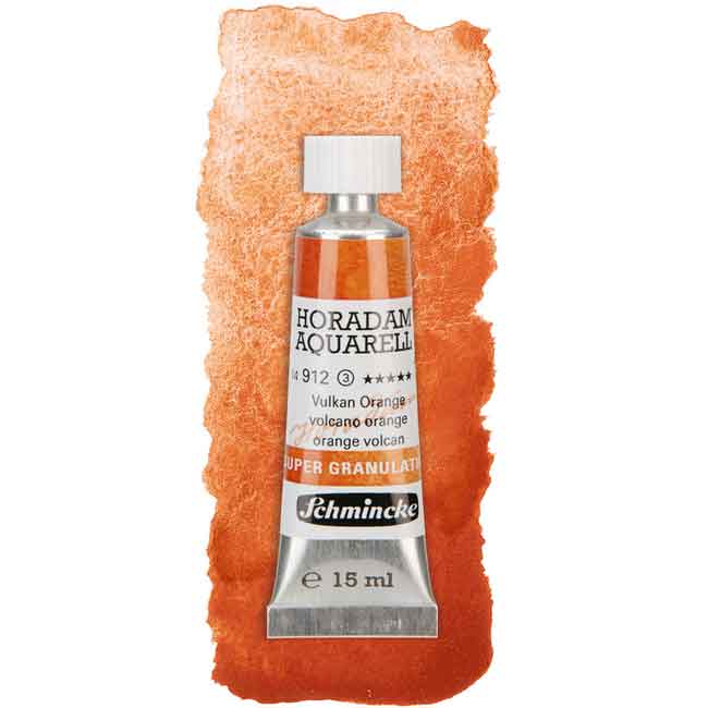 Schmincke Super Granulating Watercolours 15ml Schmincke Super Granulating Watercolours 15ml Volcano Orange