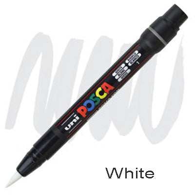 Posca Paint Marker Brush PCF-350 White