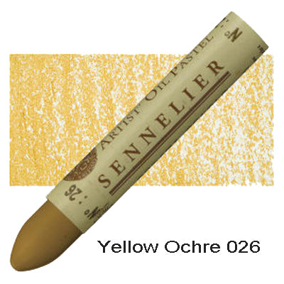 Sennelier Oil Pastels Yellow Ochre 026