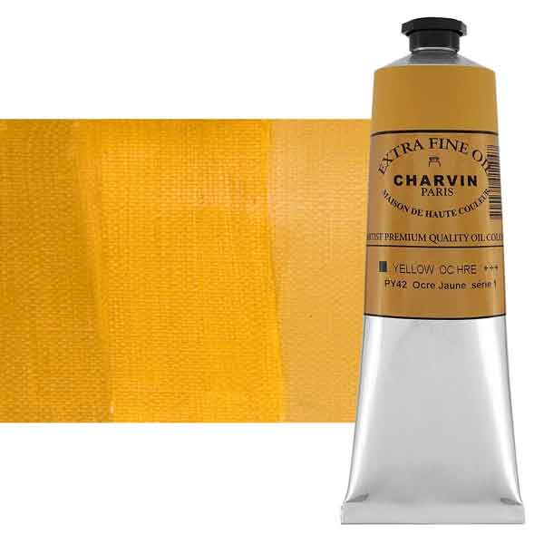 Charvin Extra Fine Artist OIl Paints Yellow Ochre