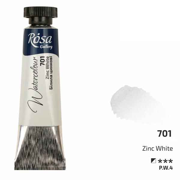 Rosa Gallery Fine Watercolours 10ml Zinc White 701