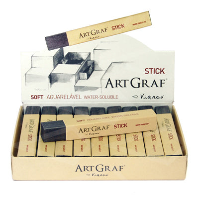 Viarco ArtGraf Stick is a water-soluble, soft graphite in a stick.