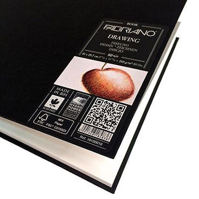 Acid free drawing paper.  Ideal for pencil, ink, pastel, pen and gouache.